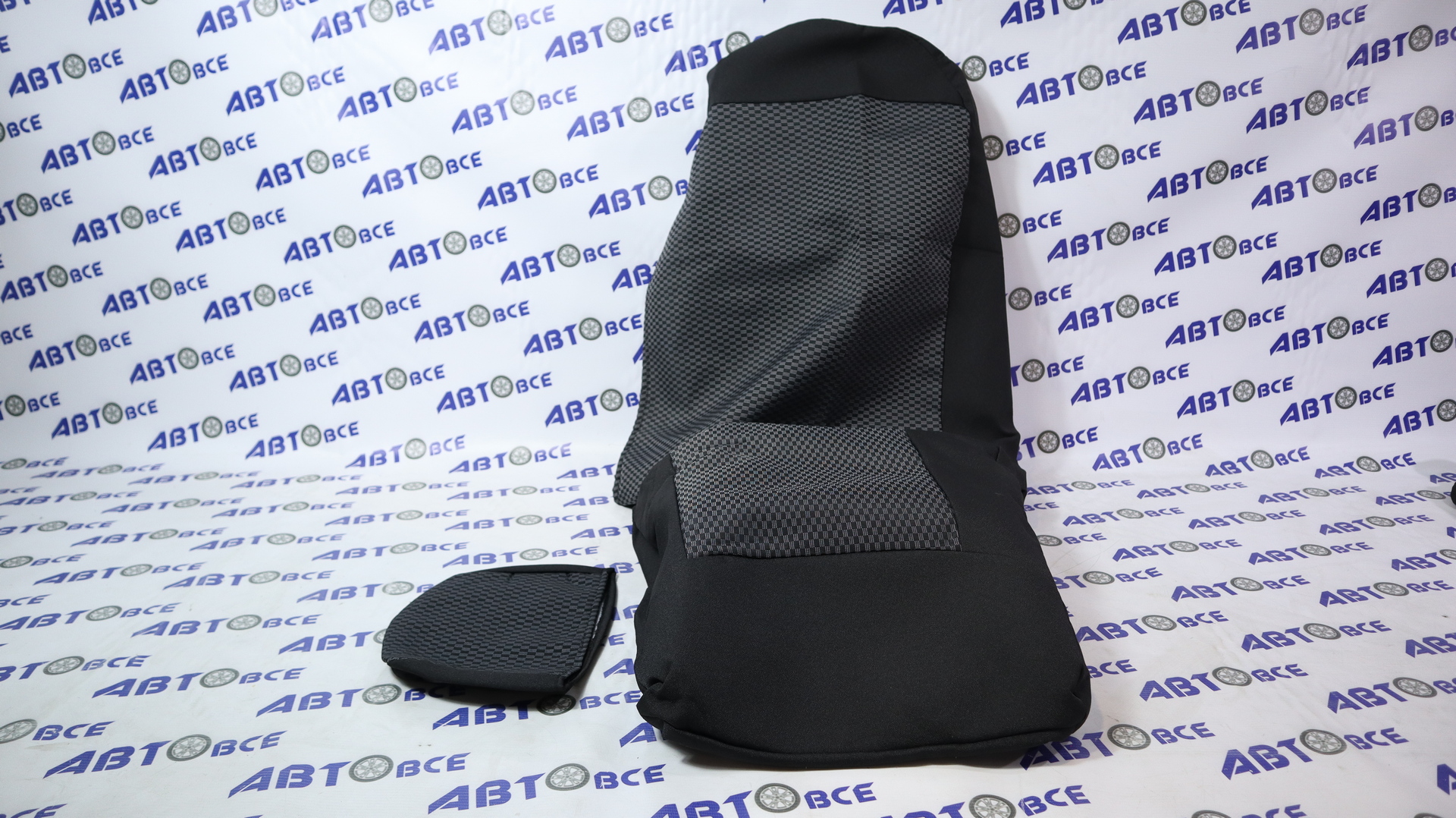 Чехлы сидений ВАЗ-2105 стандарт плюс жаккард черный прямоуг.черный